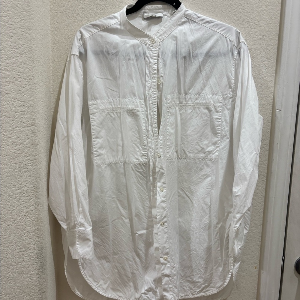 Classic White Button Down Shirt
